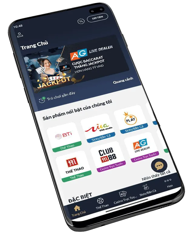 Hình ảnh đa dạng trò chơi casino và thể thao